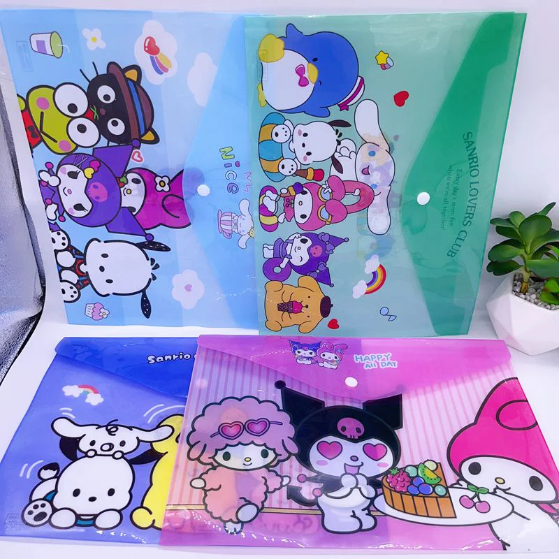 

24pcs/ лот Sanrio Kuromi мелодия корица карандаш дело Kawaii сумка канцелярских принадлежностей дипломатической почты школьные принадлежности подарок продвижения