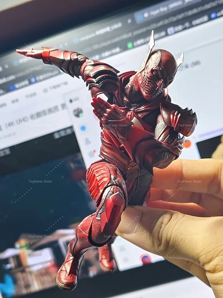 

Exclusive spot U·P·FINEGURES DC Dark Night: Metal Red Death finished model