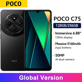 POCO C75 Global Versionสมาร์ทโฟนNFC 128GB 256GB 6.88 