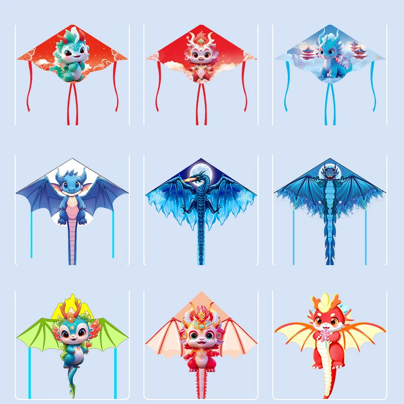 Großer Drachendrachen für Kinder und Erwachsene, einfach zu fliegen, großer riesiger Drachendrachen, Come Tail, einfach zu fliegender Drachen, Outdoor-Spielzeug