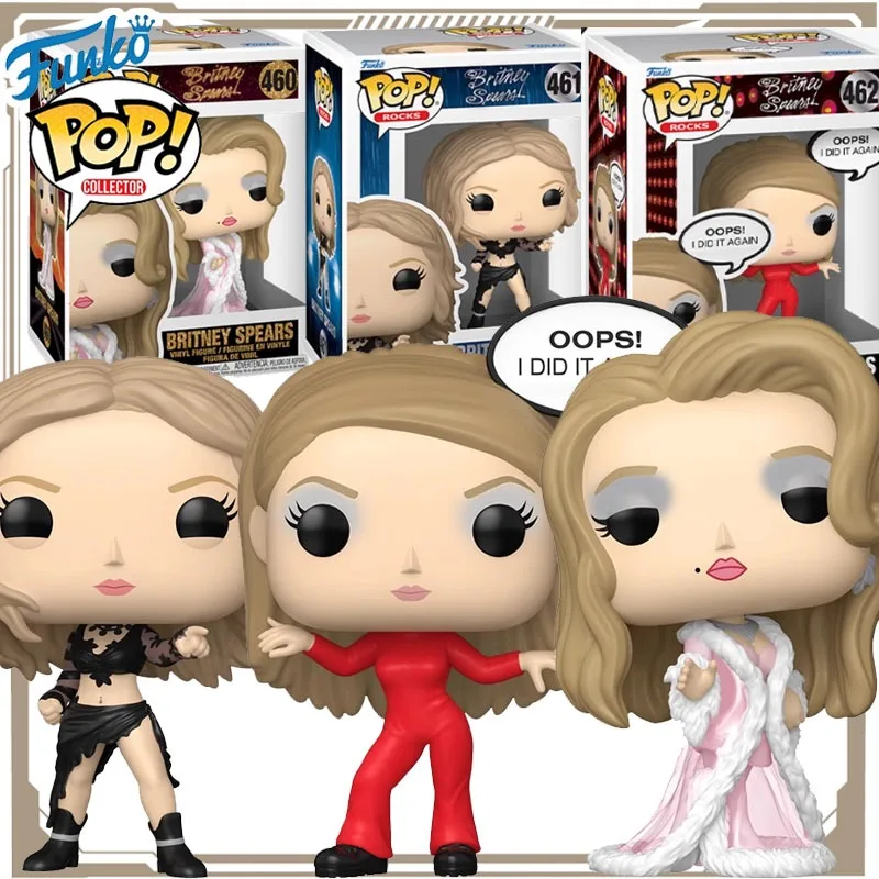 

Funko POP Original Singer Britney Spears Stronger Lucky Oops, I Did It Again Action Figure Toys for Boys Girls Kids Gift