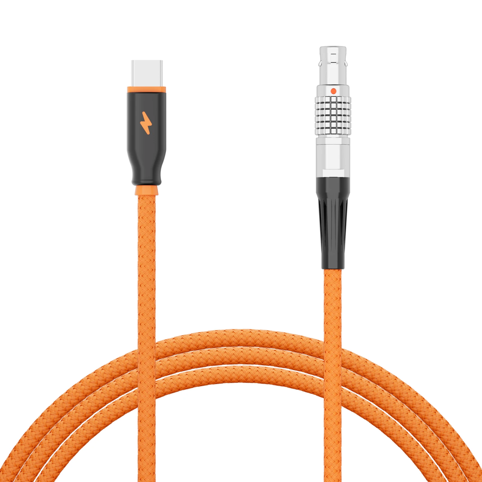 ZGCINE Straight 2Pin to USB-C PD 12V 3A Power Cable, Camera Monitor Power Supply Cable for SmallHD Z-CAM