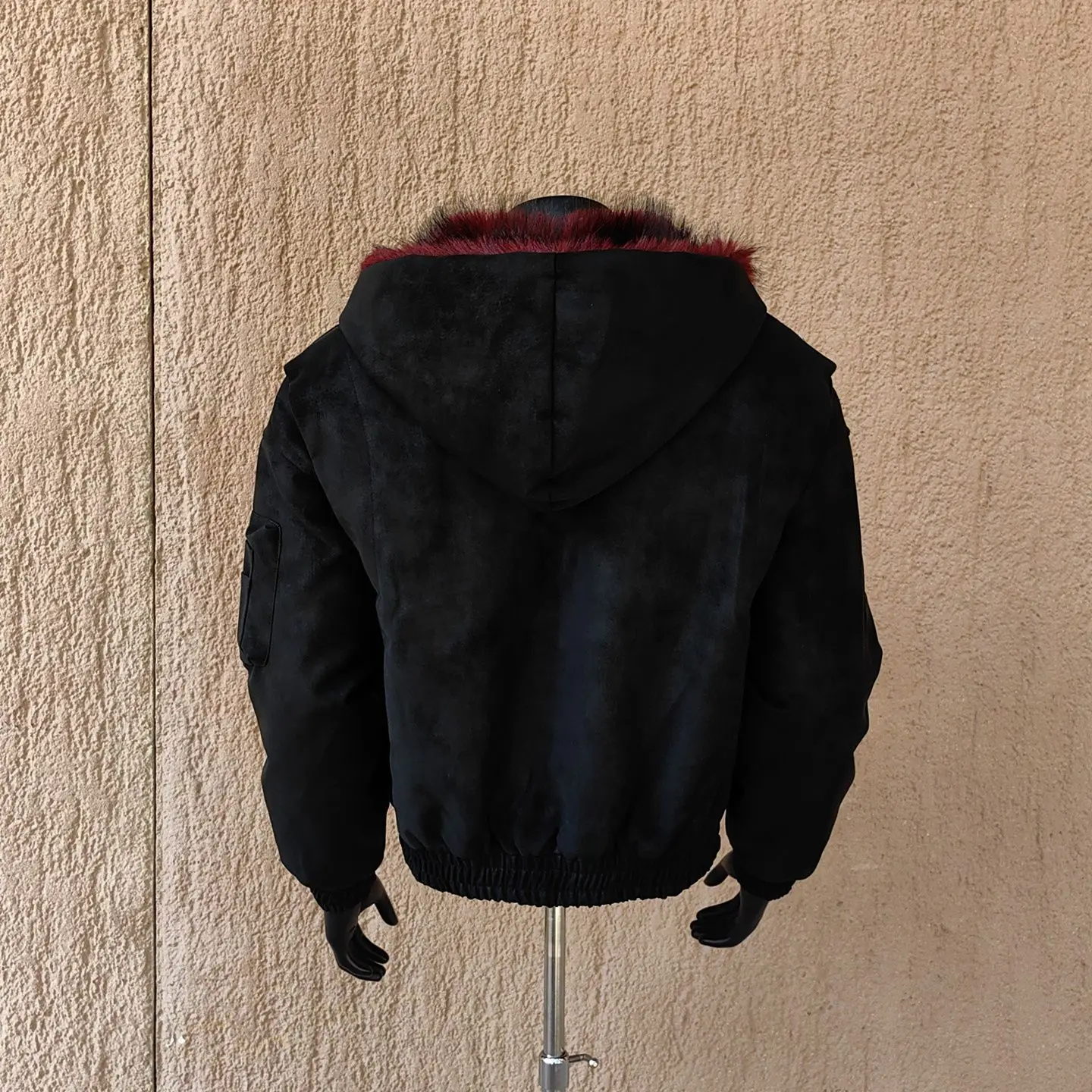 アメリカンレトロフード付きマウンテンカービングコート綿ジャケットメンズ冬厚手暖かいアメリカンファーカラー綿ジャケット