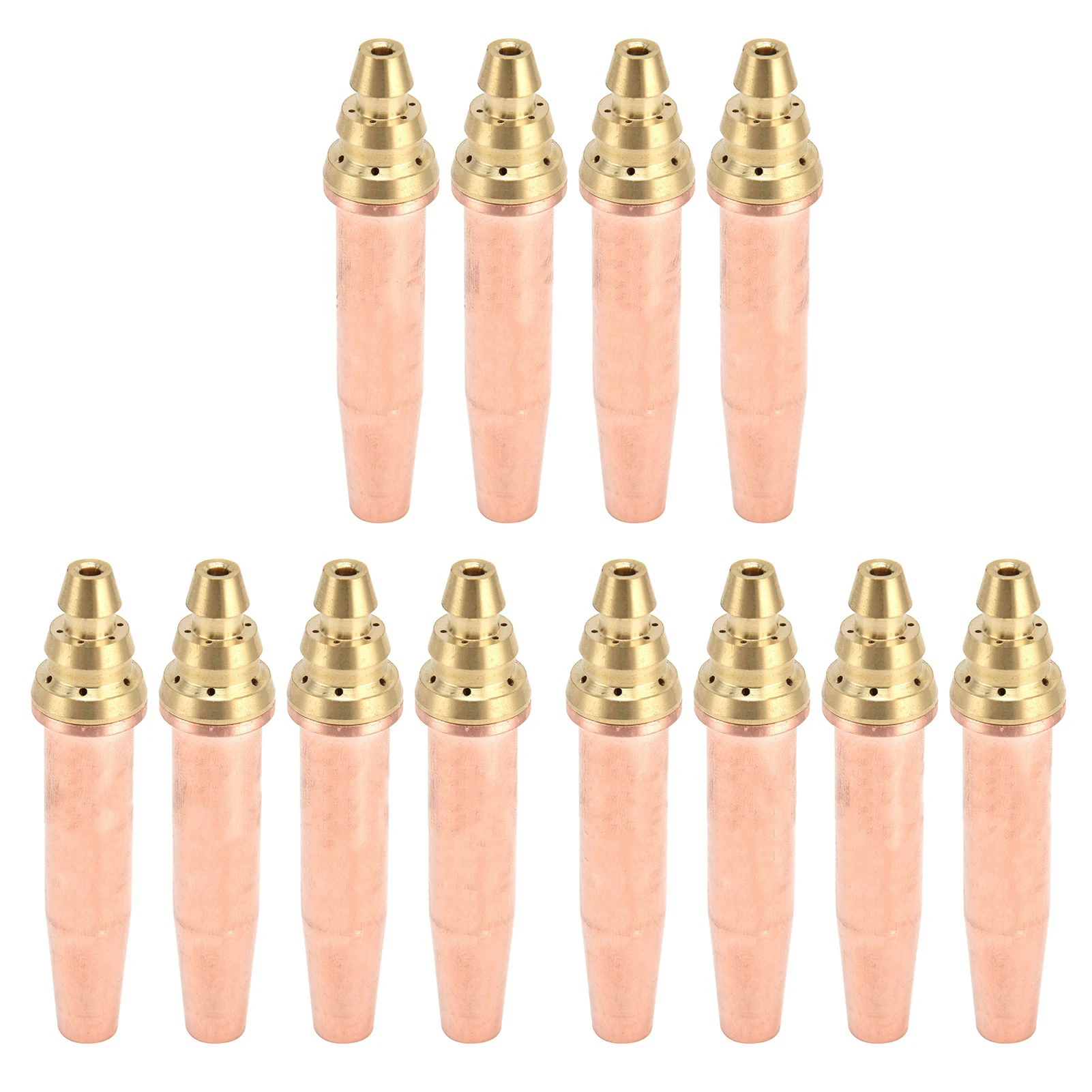 4Pcs Propane Cutting Torch Tips High Temperature Resistance Fast Cutting Isobaric Cutting Nozzle Propane Cutting Torch Kit