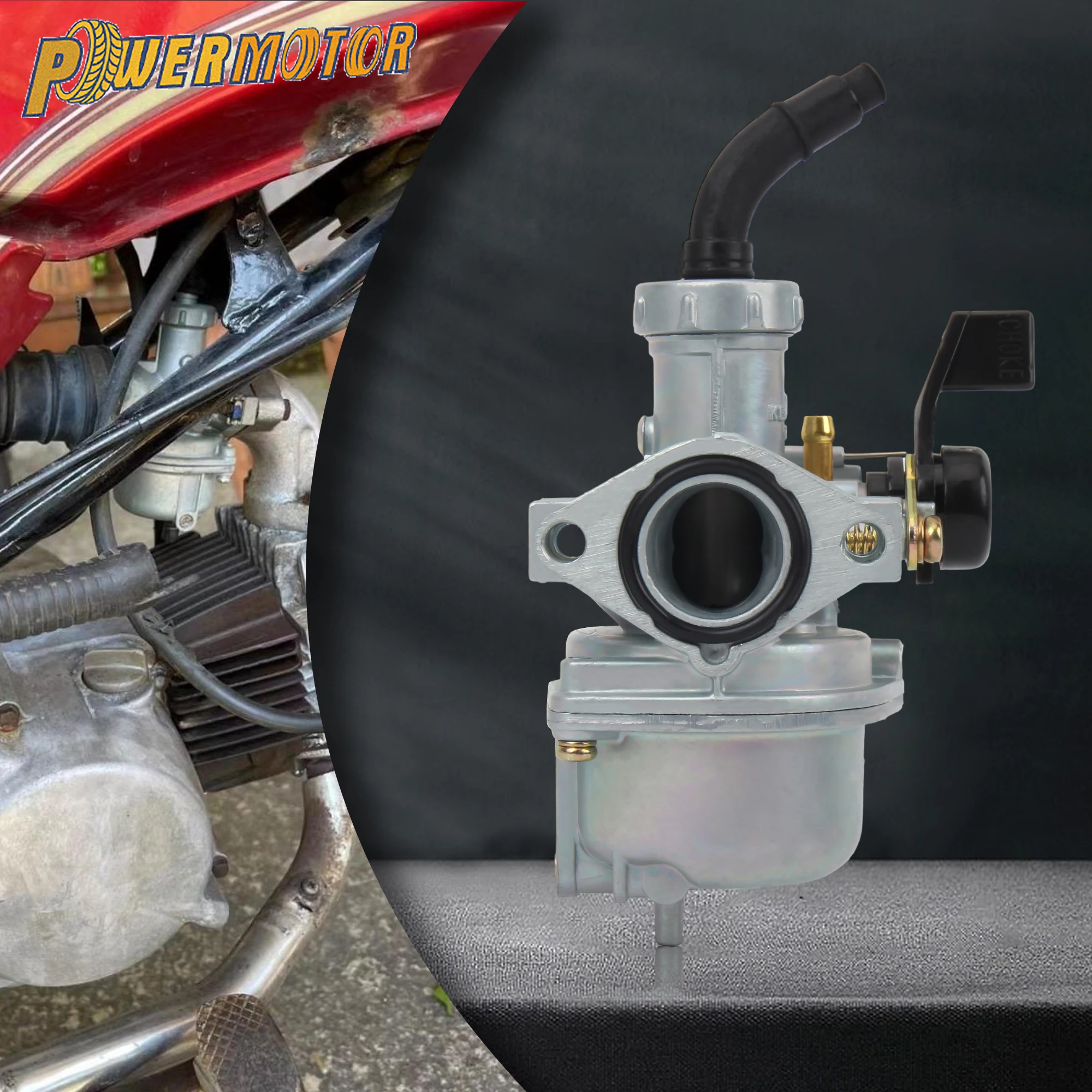 

PZ22 22MM Motorcycle Carburetor Engine For 125cc Honda Yamaha KAYO Apollo Bosuer Xmotos Kandi Pit Dirt Bike ATV Motocross Parts