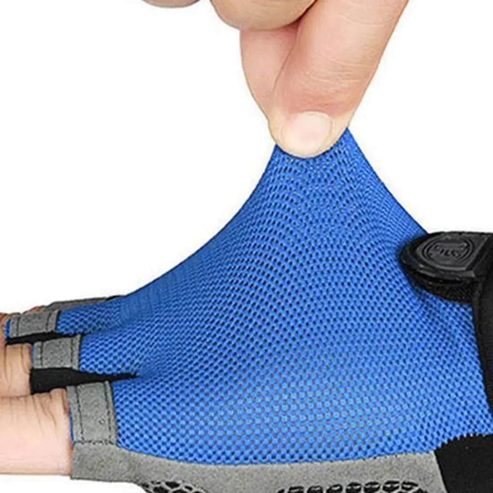 

Breathable Weight Lifting Fingerless Gloves Anti Slip Sun Protection Summer Sunscreen Cycling Gloves Elastic Half Finger Gloves