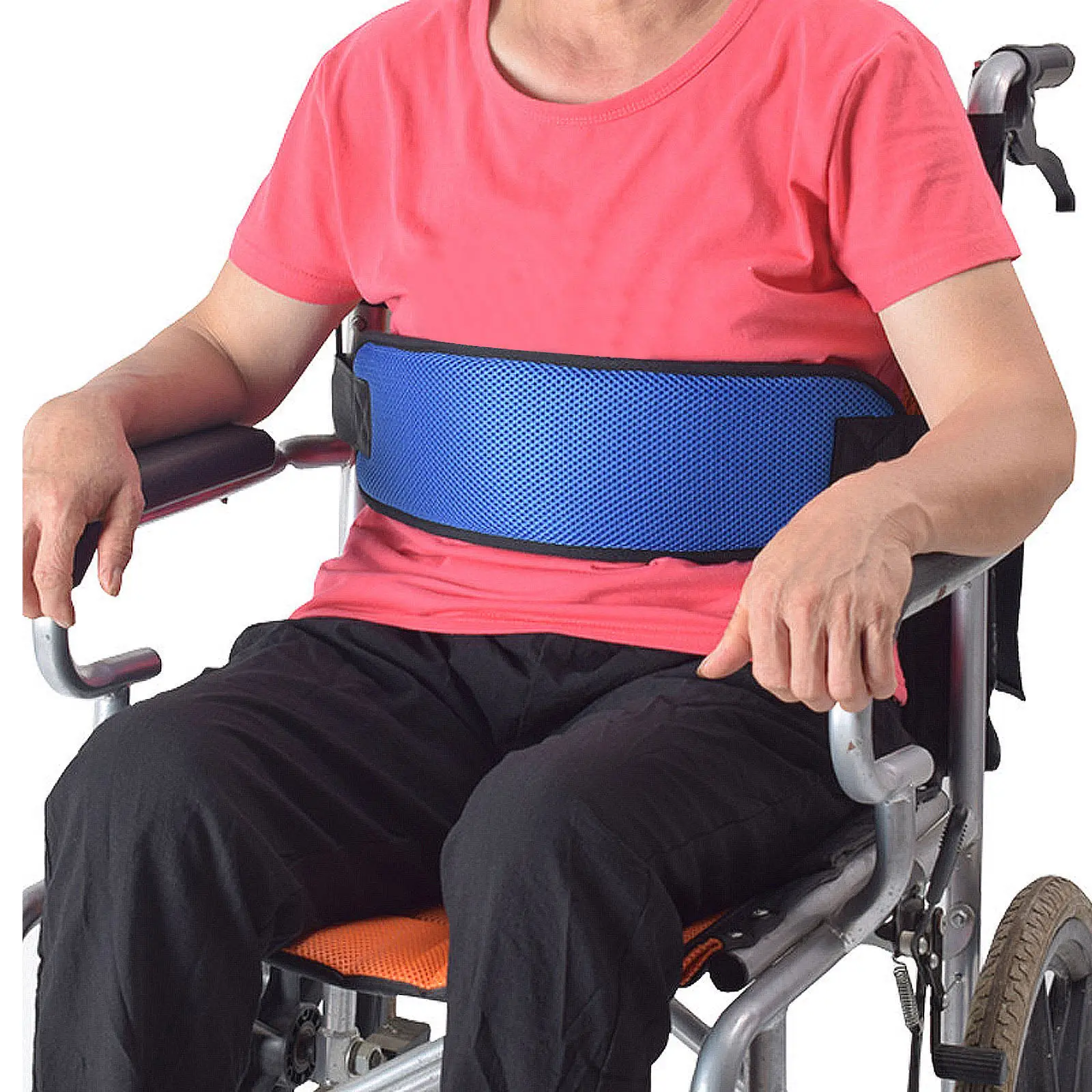 1-個の安全ベルトナイロンメッシュチェアベルト高齢者用安全保護看護ストラップストラップ