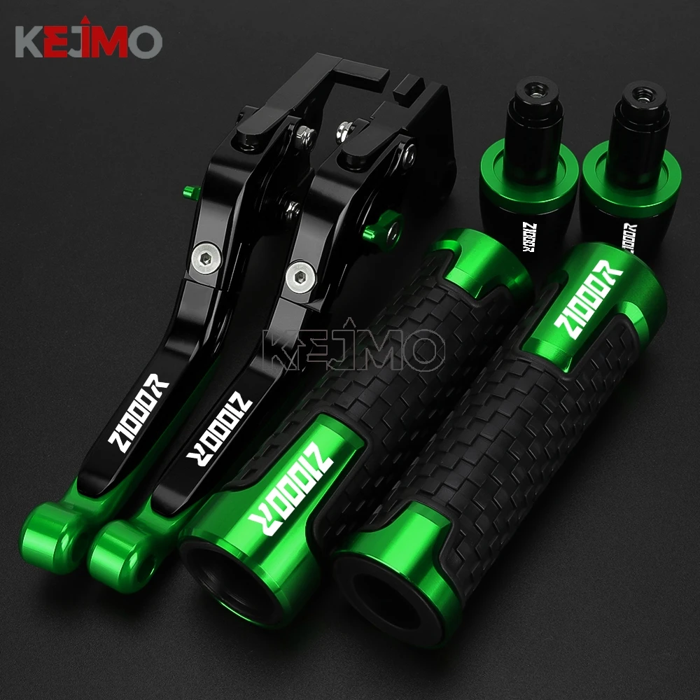 

For KAWASAKI Z1000 Z1000R R 2017 2018 2019 z1000R Z1000r Folding Adjustable Brake Clutch Levers Handlebar Ends Grip Accessories