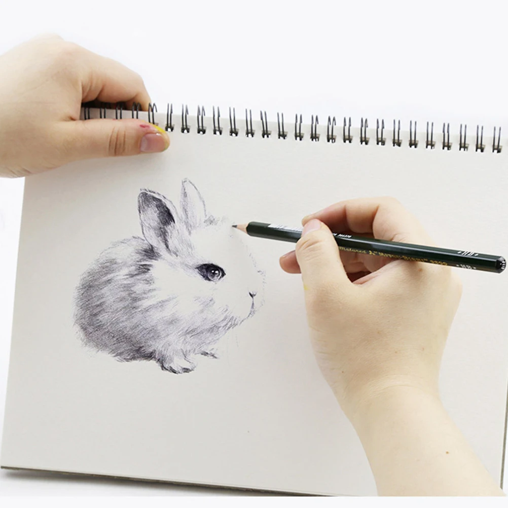 

4 Pcs Sketch Book Drawing Paper Art Supplies Small Notebook Ideal for Pencil Pen Charcoal Painting Watercolor Portable