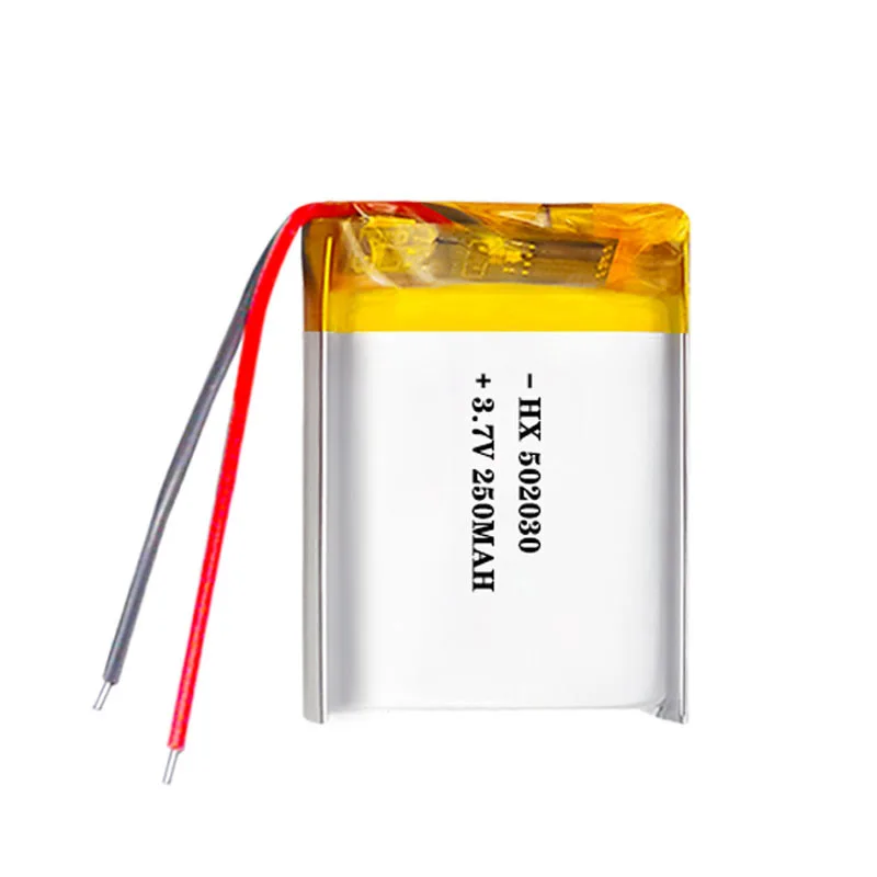 502030 3.7V 200mAh Lithium Polymer Rechargeable Battery For MP3 MP4 LED Light Bluetooth Headset Speaker Li-Po Li ion Cell