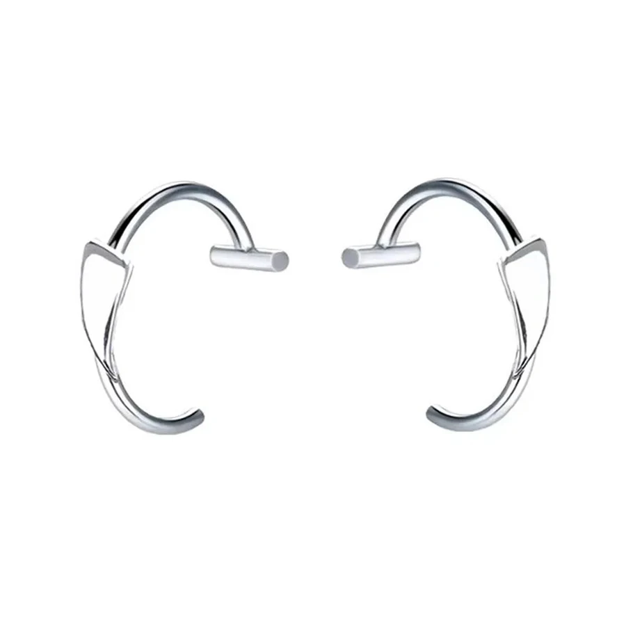2PCS Trendy 10mm Edelstahl Punk Clip auf Gefälschte Piercing Nase Wrap Lippen Ringe Unisex Nase Ring Frauen männer Tusk Körper Schmuck