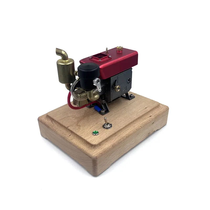 MUSA Small Single Cylinder Four Stroke Engine Model Metal Diesel Internal Combustion Engine