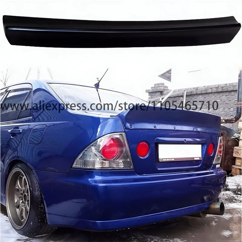 For 1998-2004 Lexus IS200 Altezza Rocket Bunny Style Ducktail Spoiler, Rear Trunk Duck Bill Wing JDM Exterior Body Kit
