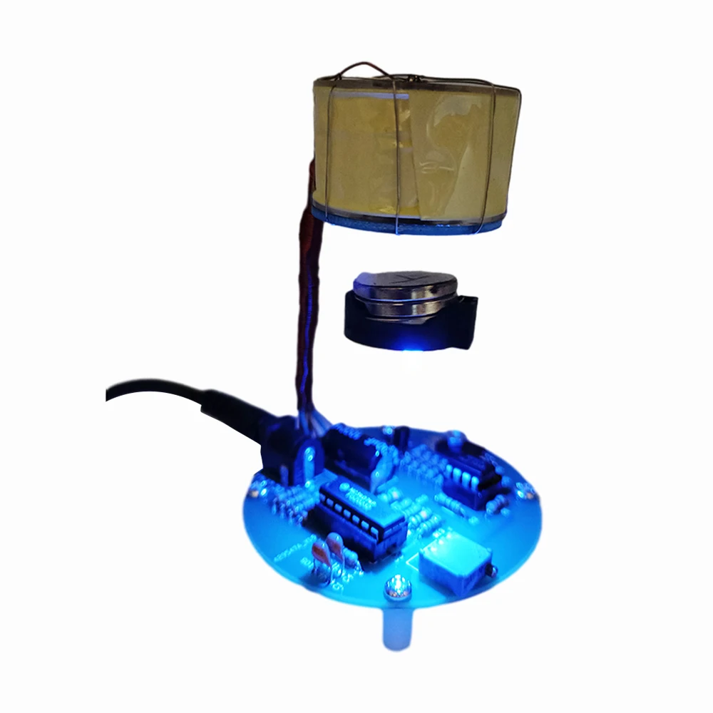 Imagem -02 - Diy Kit de Levitação Magnética Suspensão Magnética Kit Módulo Faça Você Mesmo Experimento Flutuante Magnético Pcb Solda Faça Você Mesmo Kit Brinquedo Flutuante