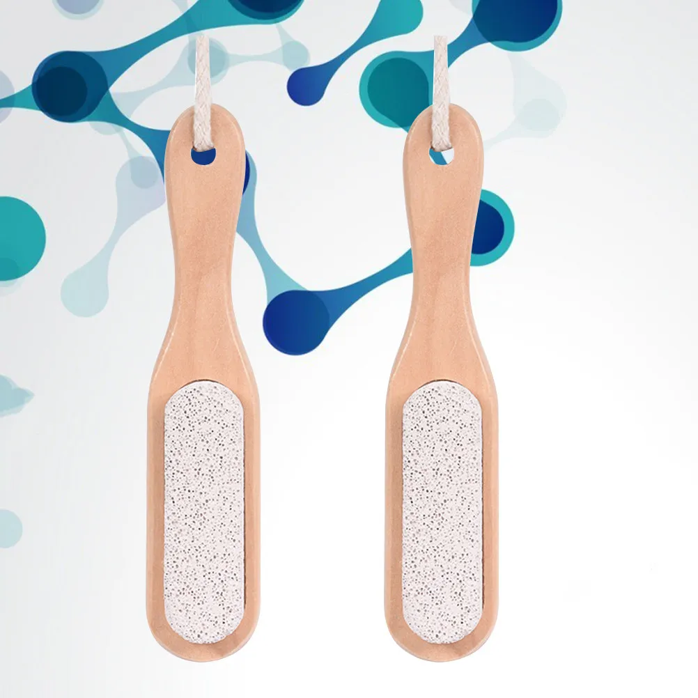 2Pcs Nail Brush Set Premium Pumice Stone Cleaning Scrubber for Nail Art Manicure Pedicure Dust Removal Gap Cleaning Travel