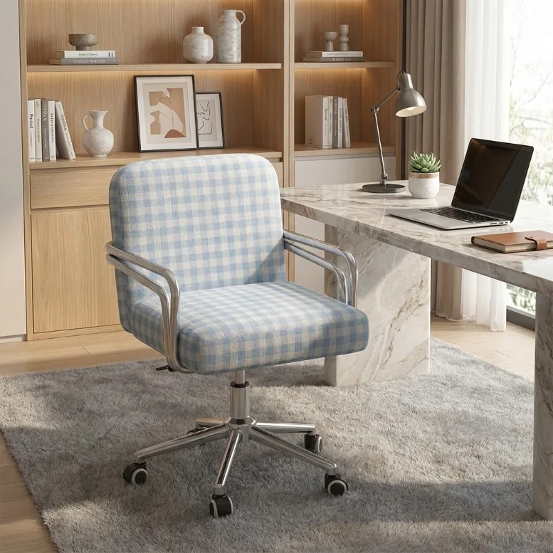 Ergonomic Computer Chair Home Comfortable Long Sitting Office Chair Height Adjustable Swivel Study Desk Chair Backrest Learning