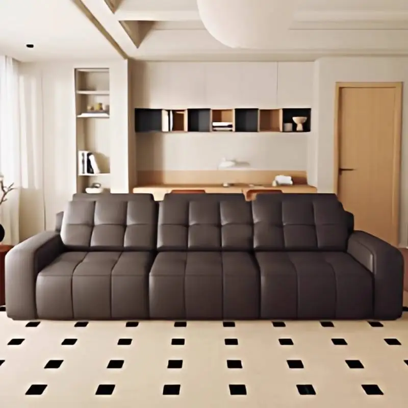 Divani reclinabili elettrici economici neri Divani da soggiorno di lusso italiani classici cinesi Mobili Divano Soggiorno di qualità moderna