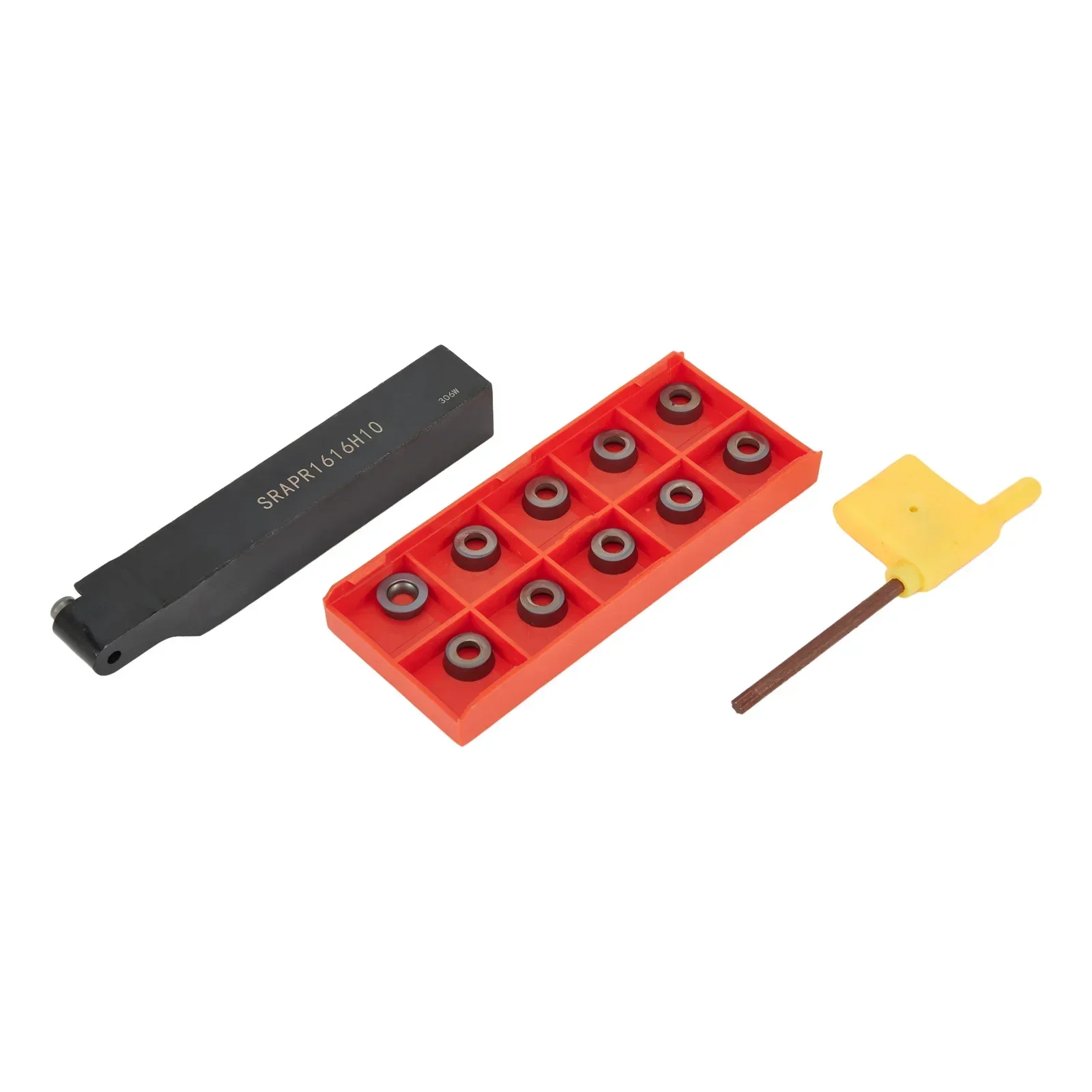 

SRAPR1616H10 16mm CNC External Turning Tool Holder + RPMT1003MO Round Insert for Tight Tolerances and Excellent Performance