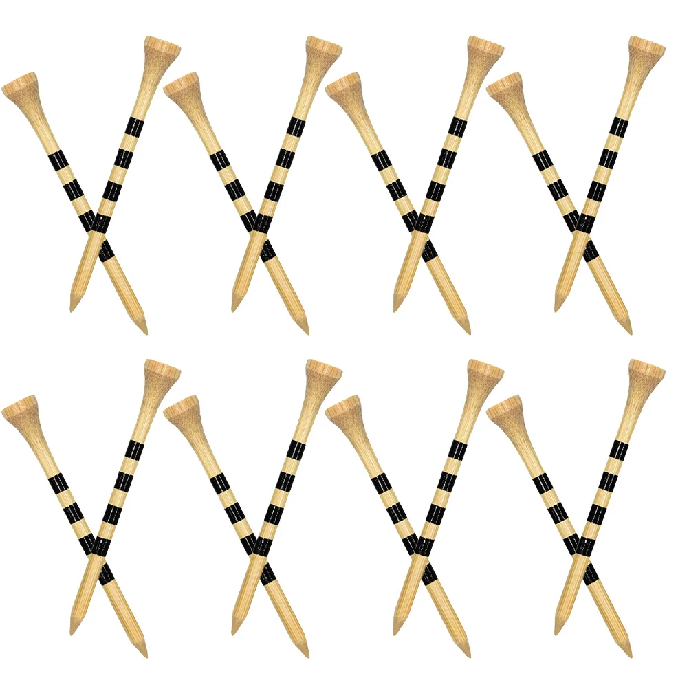 100 قطعة من الكرات البلاستيكية الاحترافية أوتاد الجولف القابلة للاستبدال المتينة لملحقات الجولف في الهواء الطلق