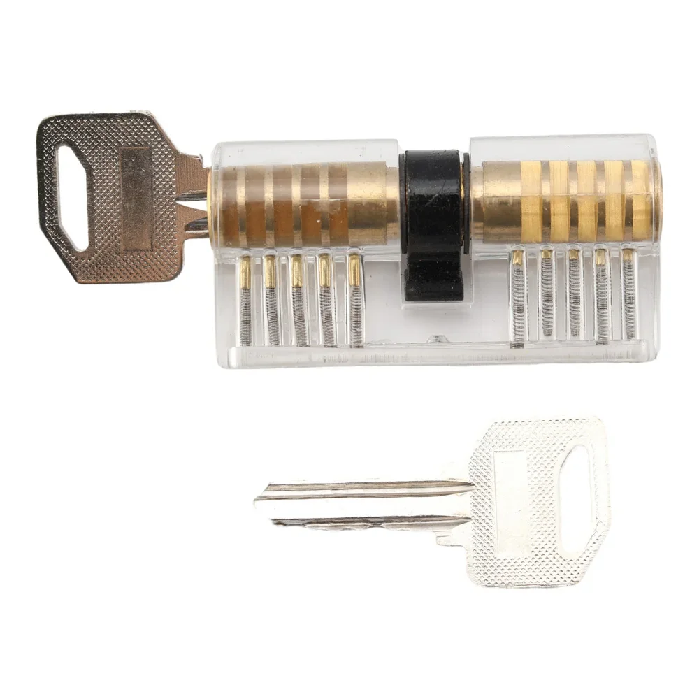 LG007 Blocco trasparente Pick Visibile Abilità di allenamento Tagliata all'interno Strumento per lucchetto in rame per la pratica dell'hardware del fornitore di fabbro