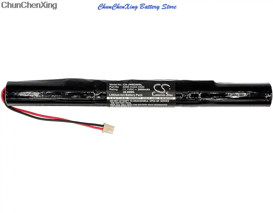 

Аккумулятор Cameron Sino 2600 мАч/3400 мАч 8390-KA02-0580, J200/ICR18650F1L для Jawbone Big Jambox, J2011-02-US, J2011-03-US + ИНСТРУМЕНТ