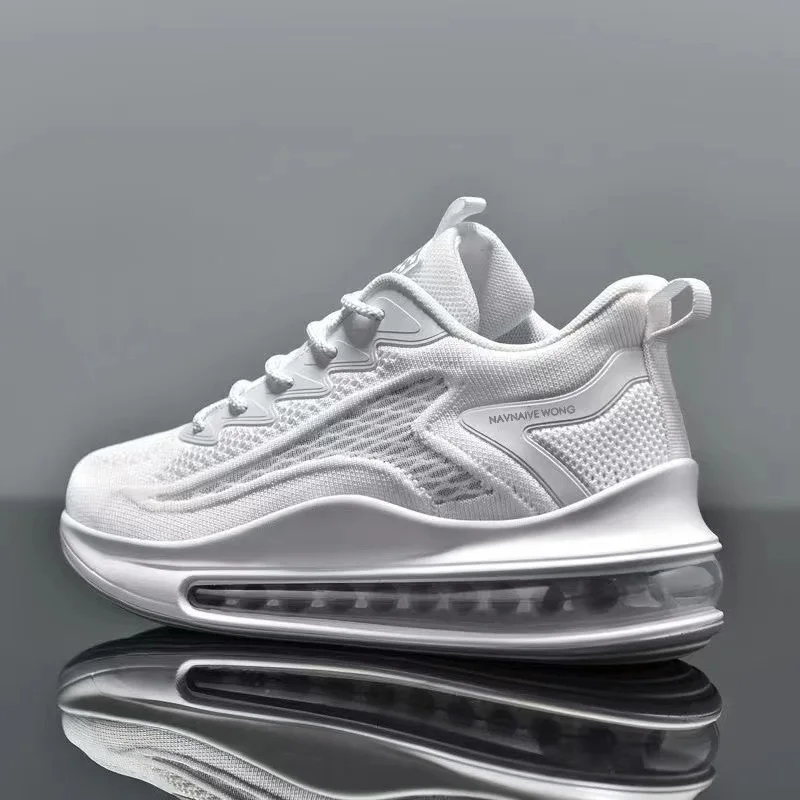 2025 New Spring Men's Sports Shoes Air Cushion Running Shoes Breathable Trendy Men's Shoes Foreign Trade Versatile