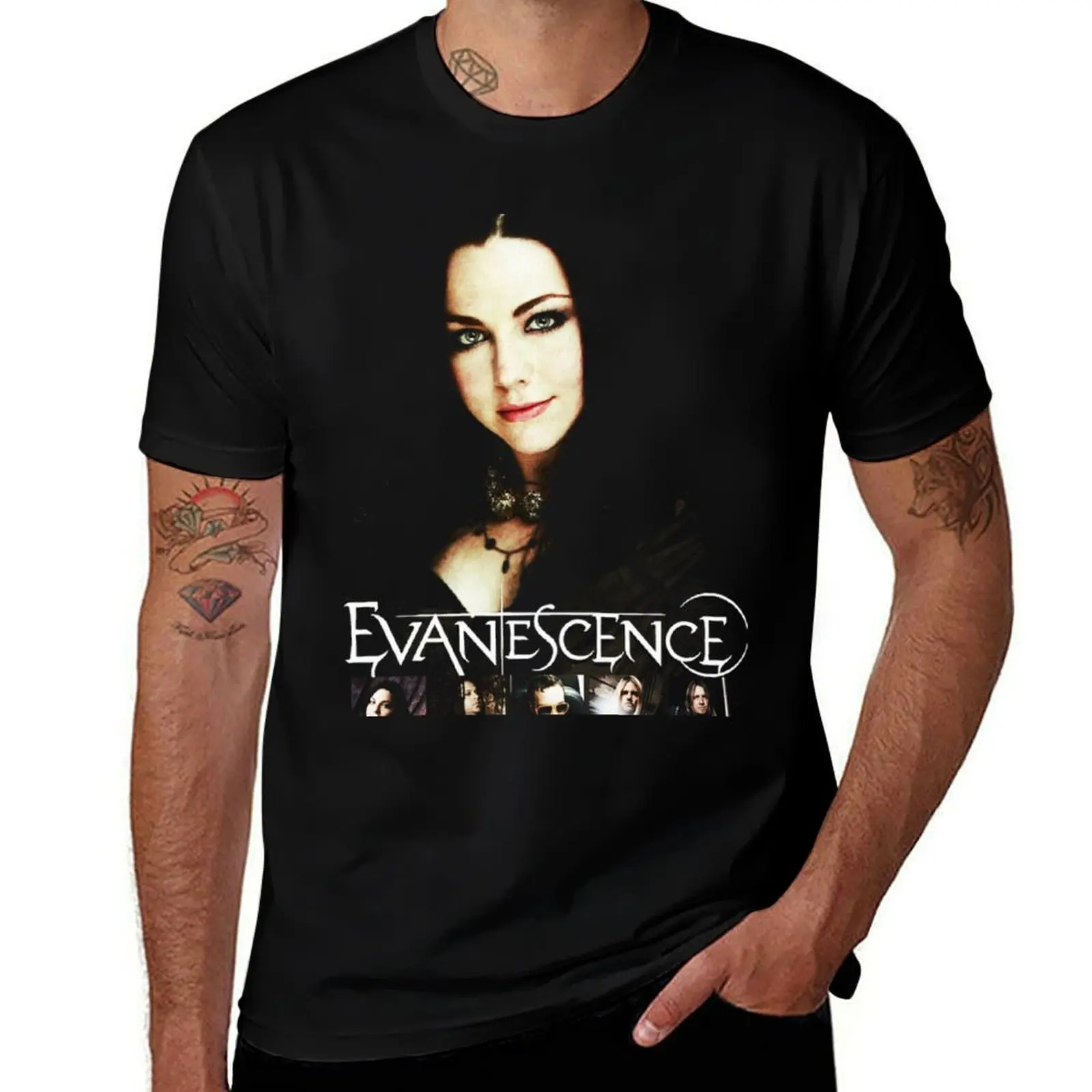 

slim man Tour t RUDOLF03 Evanescence t shirt fit T-Shirt shirts casual shirts man funny for t cotton 2016