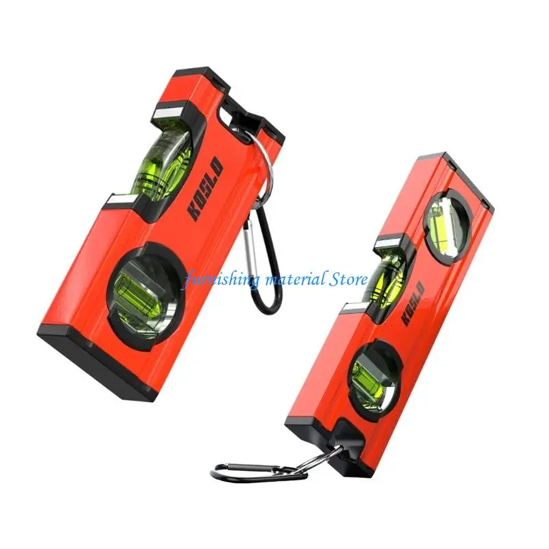 Y5GD Lightweight Aluminum Alloy Bubble Level 120mm/170mm With Base Bubble Measuring Level Easy Use For Contractors