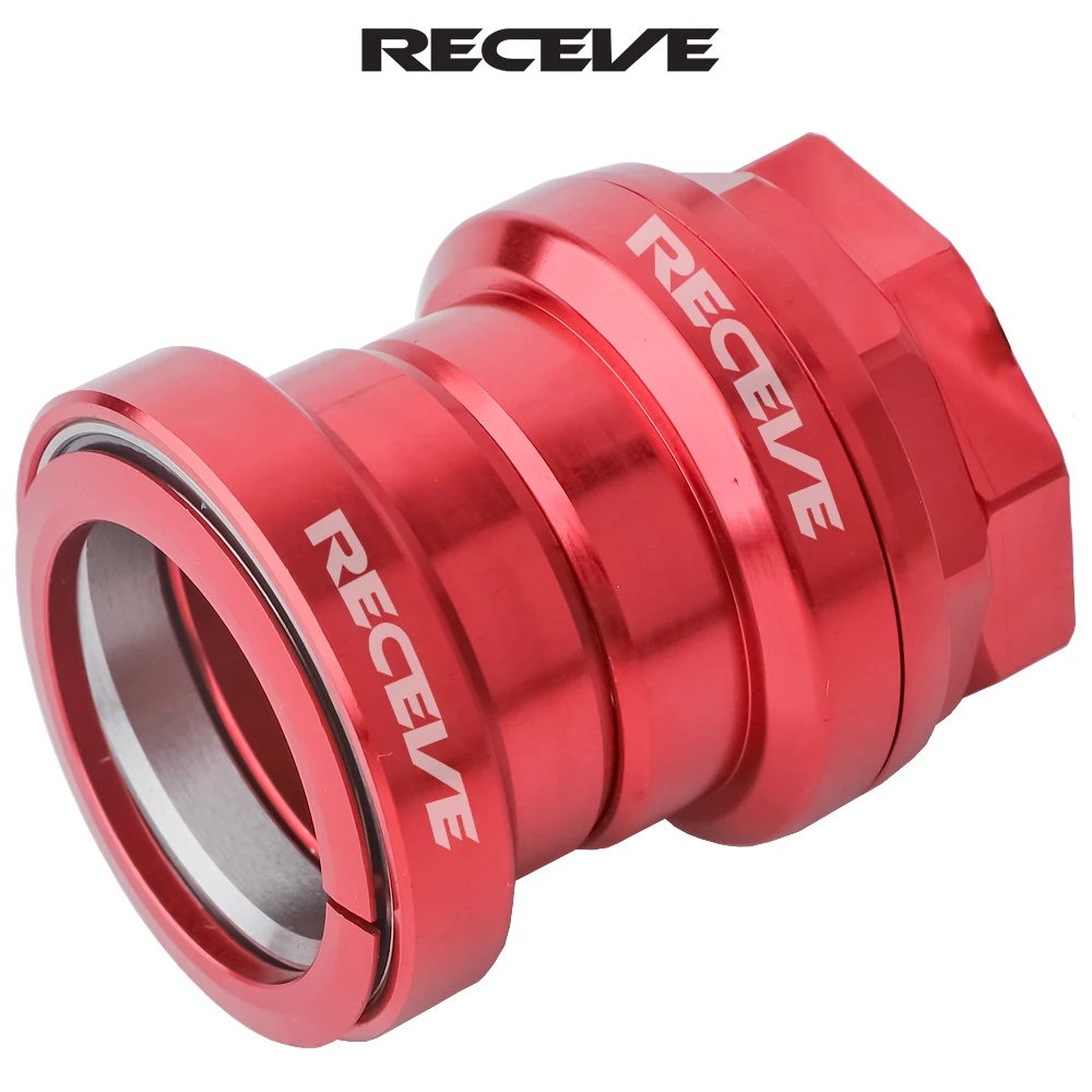RECEVE Folding Bike Headset 34mm Bmx Headset 1 1/8  Bicycle Steering Box Cycling Head Set Bearing Aluminum Alloy Steering Column