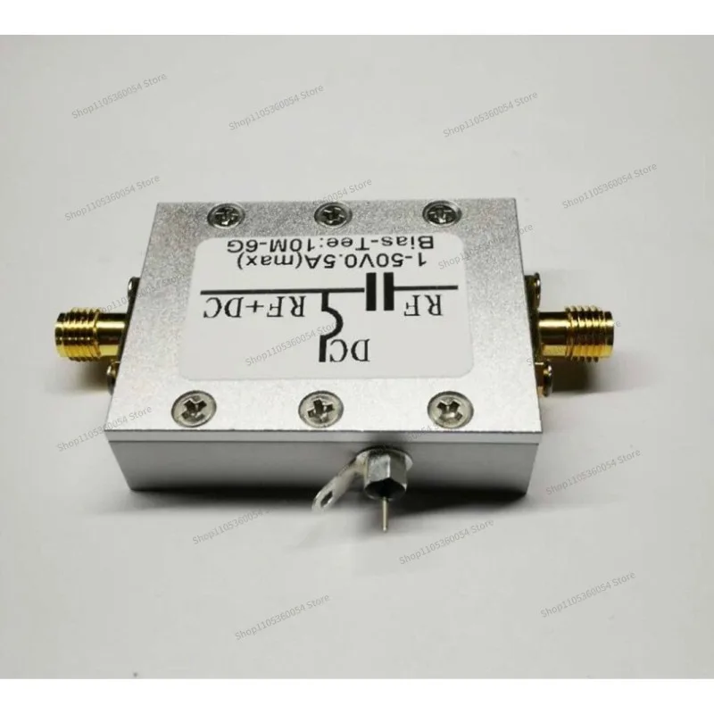 For RF Isolator, Biasing, Coaxial Feed Bias Tee 10MHz-6GHz Low Insertion Loss
