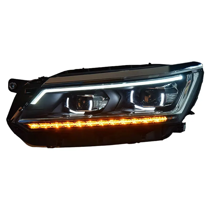 Suitable for Volkswagen Passat B8 Headlight US Version 2016-2019 LED Dynamic Turn Signal LED Projector Lens Accessory Headlight