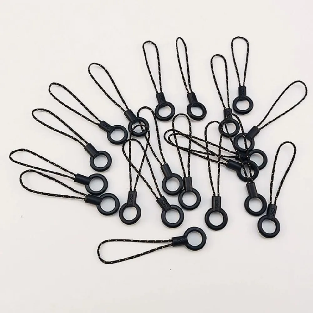 Mini Plastic High Quality Hanging Rope Nylon Rope Small Black Rope Buckle Bag Accessories