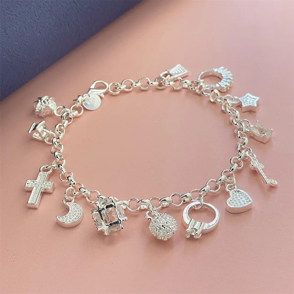Ins Minimalist Popular Luxury Wrap Bracelet Silver & Gold S925 Sterling Silver For Women Niche Design Perfect Daily Matching
