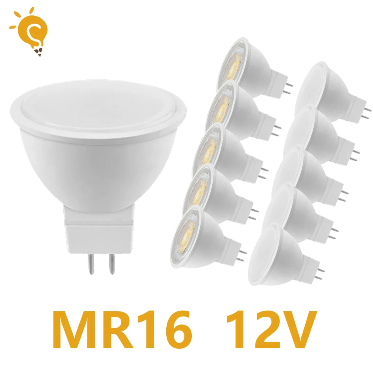 High-Quality Superbright Low Voltage MR16 LED Spotlight - Pack of 4-20, Energy-Efficient Stoning Replacement for 20W-50W Halogen