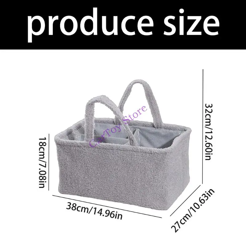 سلة تنظيم الحفاضات من قماش البوليستر مانعة للتسرب #6