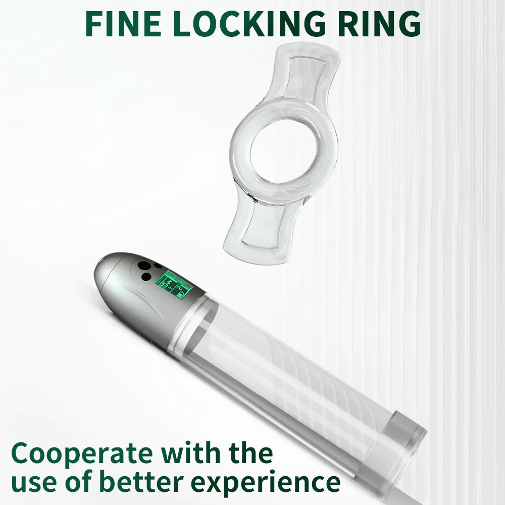 Automatic Penis Pump Enhanced Erections Rechargeable Vacuum Dick Cock Enlarger Penis Size Men Sex Toys and Vagina Masturbator - Image 5