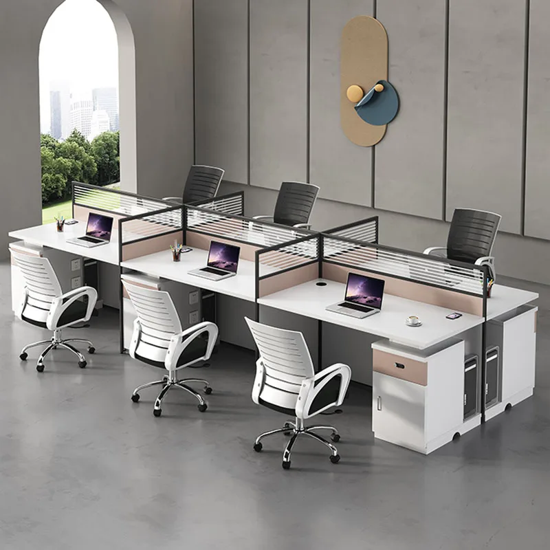 Executive Supplies Office Desk Drawers Standing European Floor Computer Desks Bookshelf Setup Escritorios De Ordenador Furniture