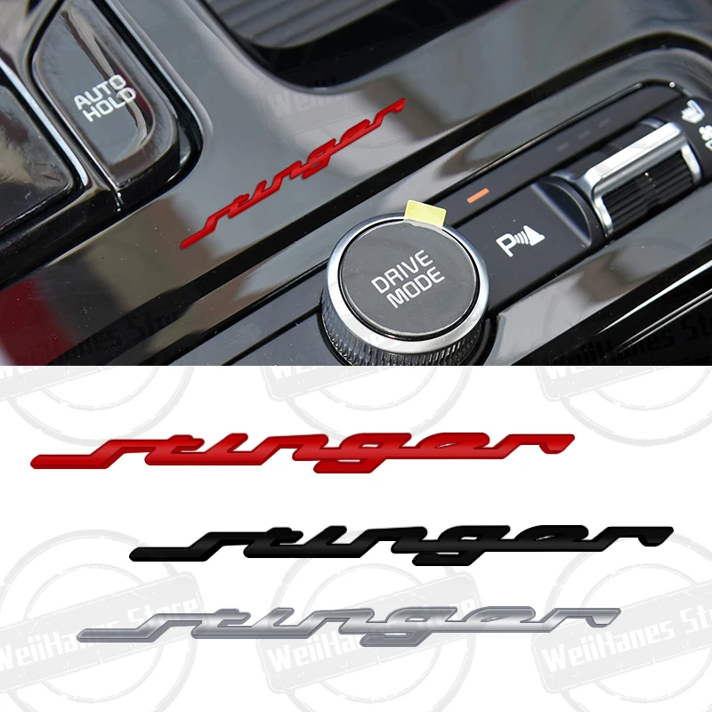 Metal For Stinger GT Line X Line K5 K9 K3 K2 3D Badge Car Air Conditioning Vent Instrument Panel Sticke Interior Decoration