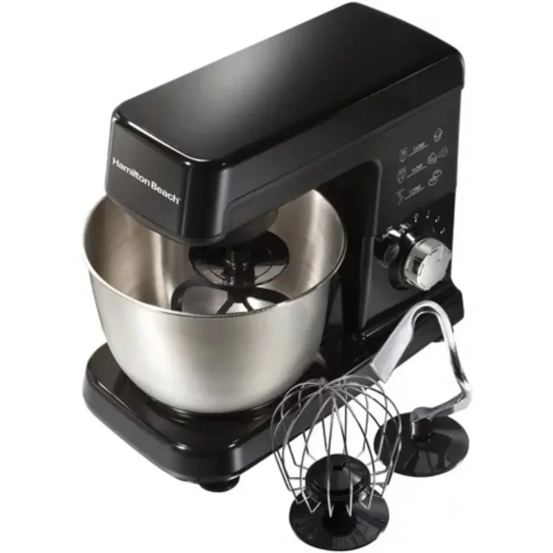 Mixer Baking Tool 6-Speed with Adjustable Tilt Head 3.5 Quart Stainless Steel Bowl Kitchen