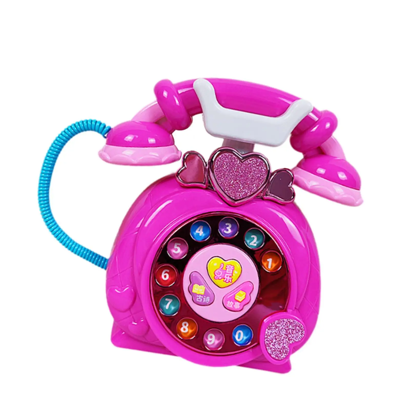 Giocattolo telefonico per bambini con luci e suoni Giocattoli per bambini Regalo di compleanno Educazione precoce Giocattolo telefonico per bambini per bambini Ragazzo Ragazza Bambini