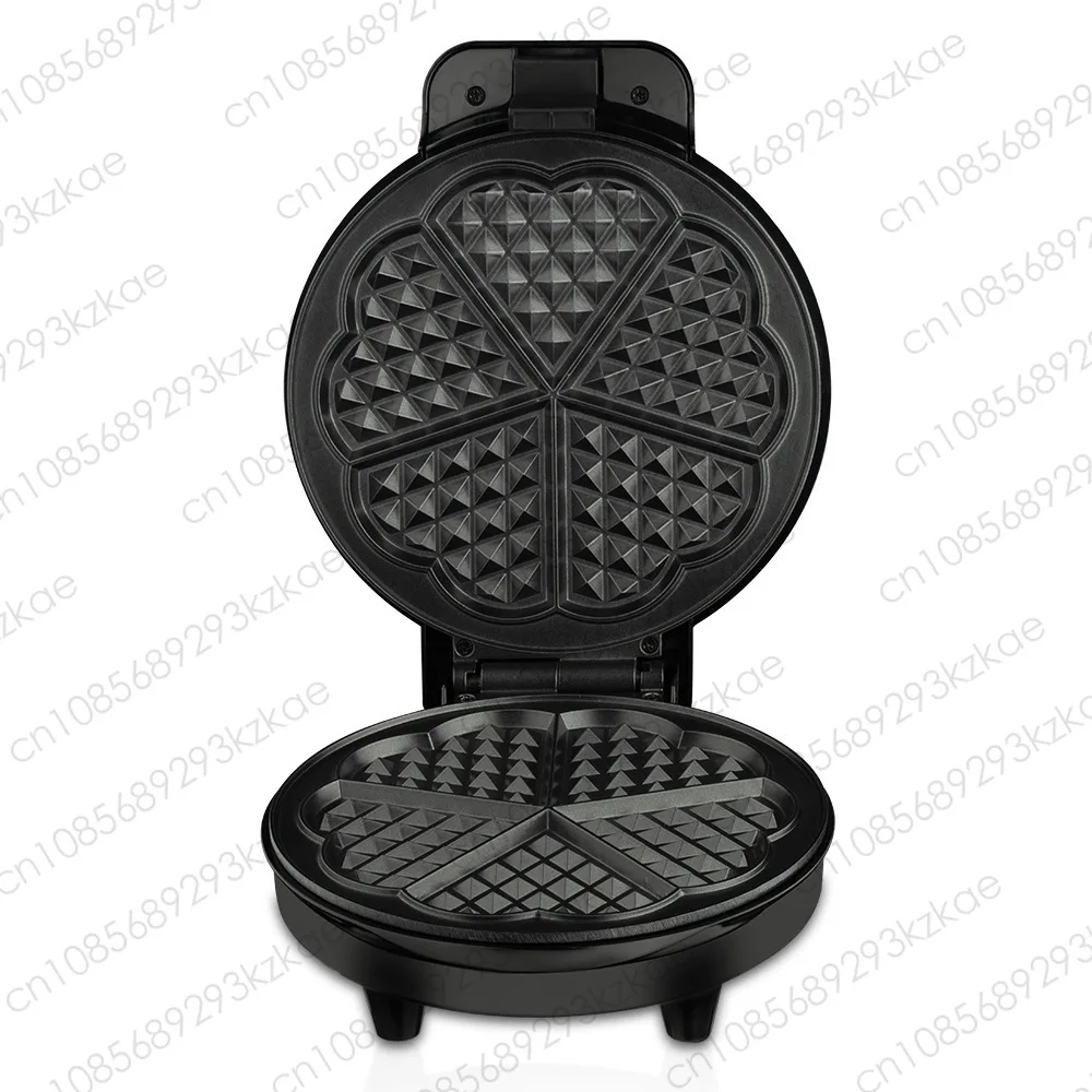 Household Breakfast Machine Waffle Machine Automatic Mini Double Sided Heated Electric Cake Pan Light Food Machine