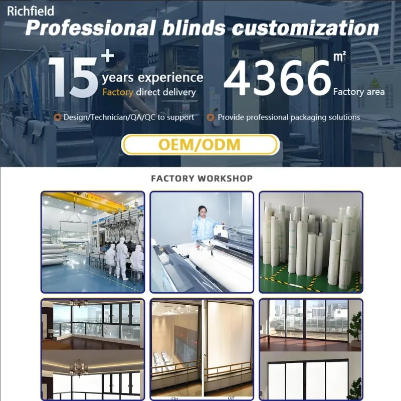 Durable  Window Dimming Film Electric Tint Dimming Pdlc Film Smart for Home Privacy