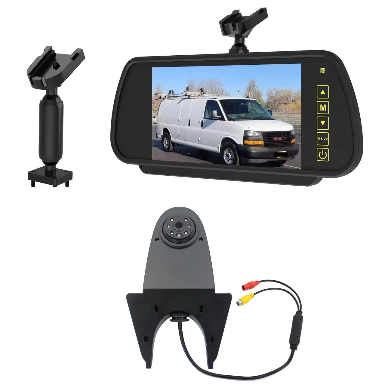 

Car 7" Rear View Monitor with Brake Light Backup Camera Kit for Transporter Vans Caravan (Mercedes Benz Sprinter) Parking System