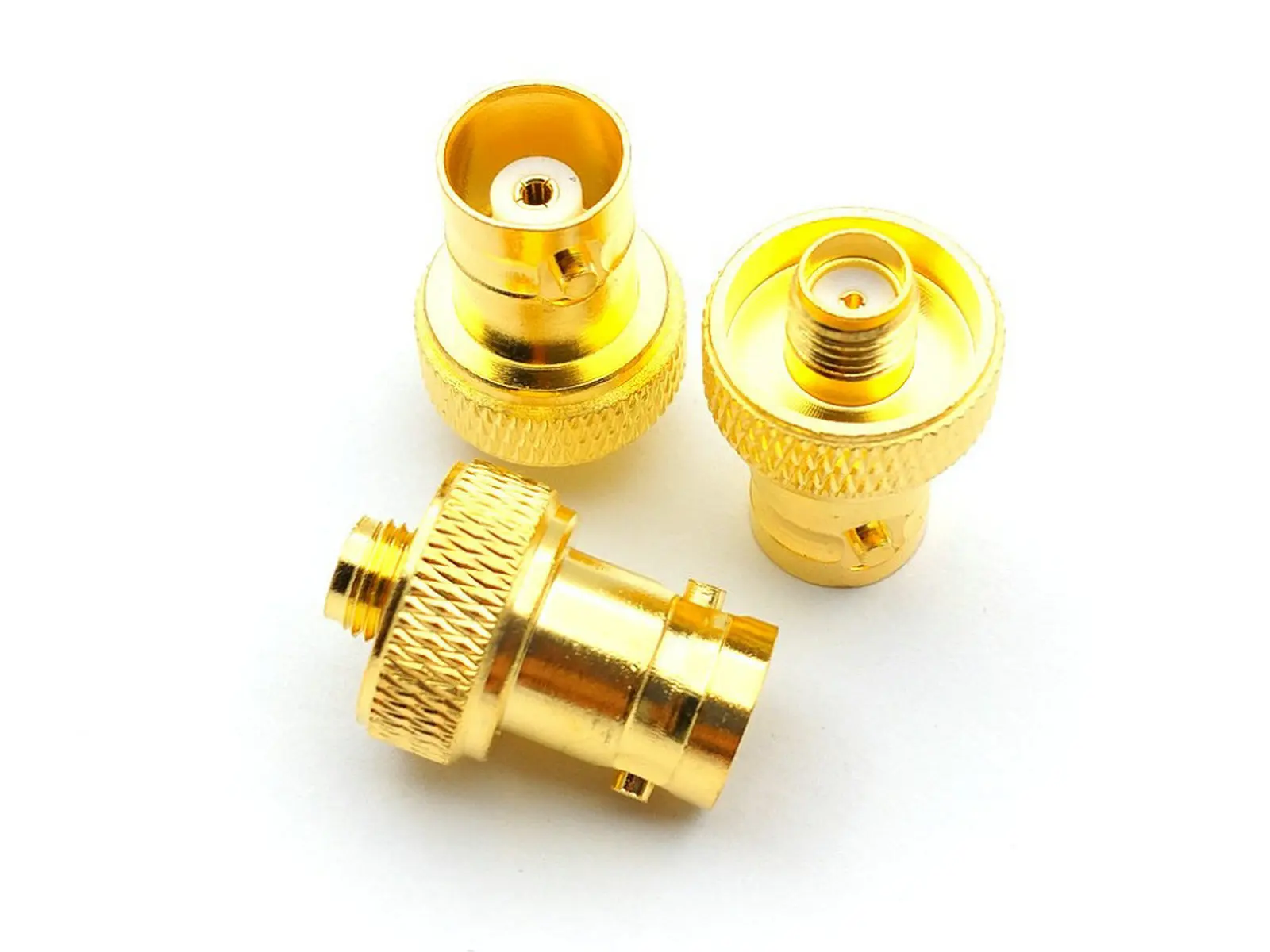 20pcs/100PCS Gold plated SMA Female Jack to BNC Female plug RF Adapter connector