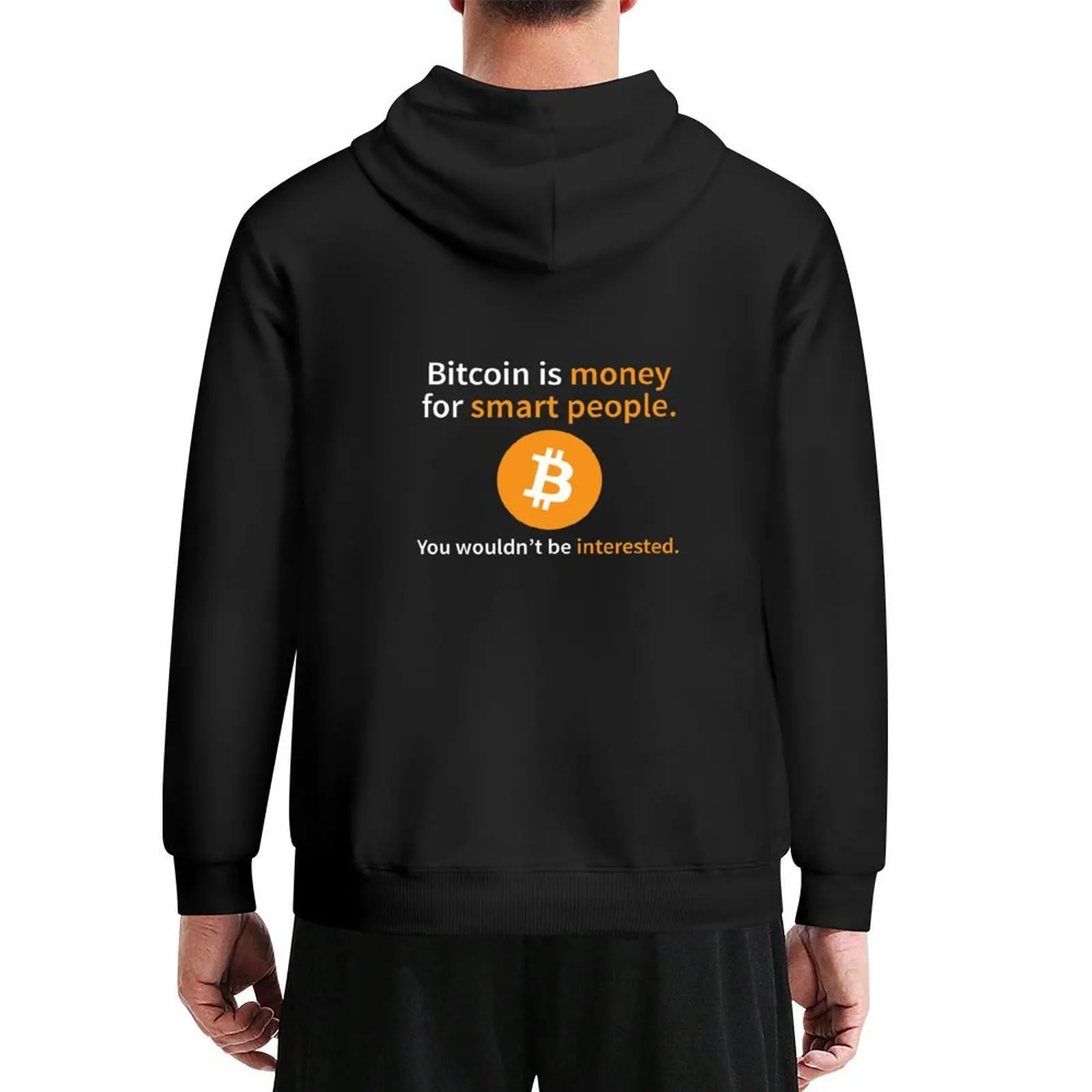 

Bitcoin is money for smart people Hoodie winter clothes korean clothes men's clothing autumn new products designer hoodies