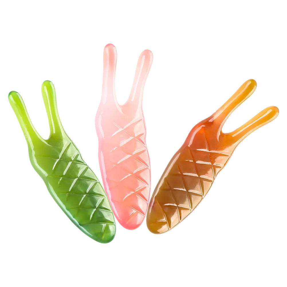 

3pcs Nose Scraper Resin Massager Facial Massage Manual Muscle Relaxation Portable Face Sculpting Beauty Tool Gua Sha Resin Nose