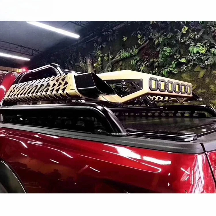 2015 - 2017 F-150 raptor Body Kit Modified Steel Roll bar With LED Lights