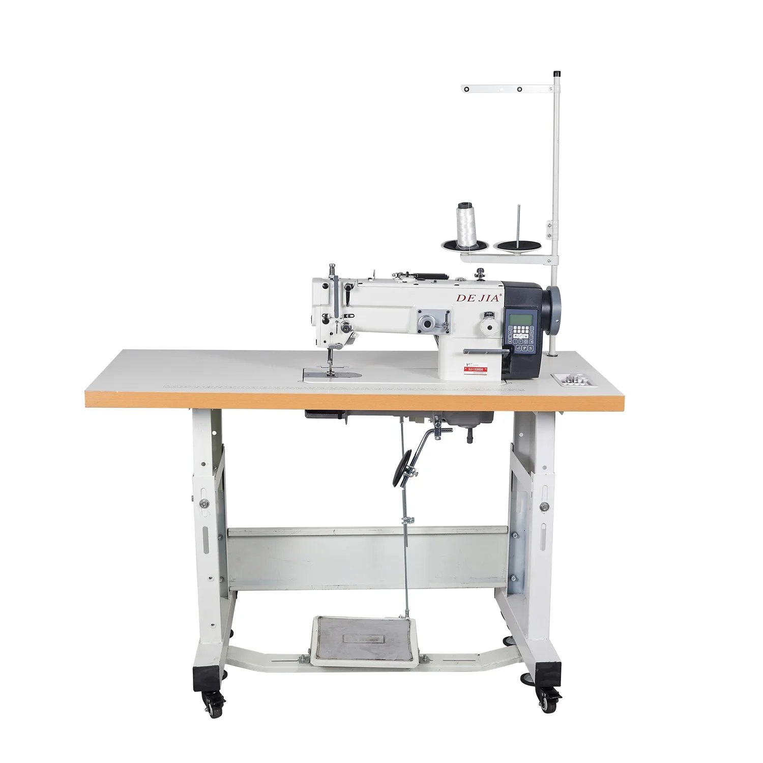 1530-D5 Direct Drive Single Needle Laura Industrial Sewing Machine Heavy Duty Triple Feed Lockstitch Big Hook Sewing Machine