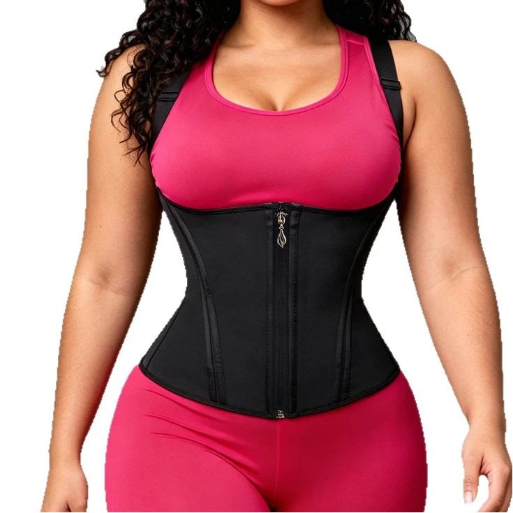 

Mesh Waist Trainer Vest for Women Slimming Body Shaper Tightening Corset Top Workout Sport Shapewear