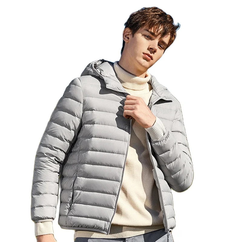 SEMIR Brand Down Jacket Men Casual Fashion Winter  For  Hooded Windbreaker White Duck  Coat Male Waterproof Clothes